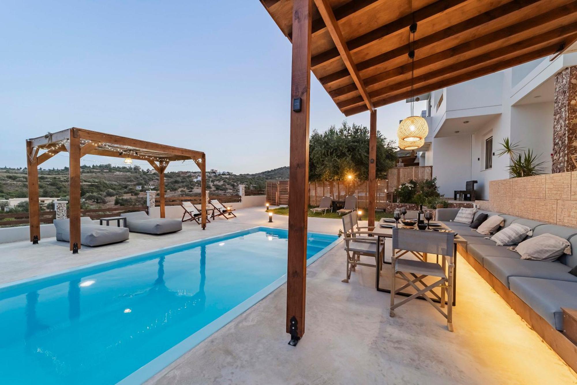 Villa Tranquility Psinthos Exterior photo