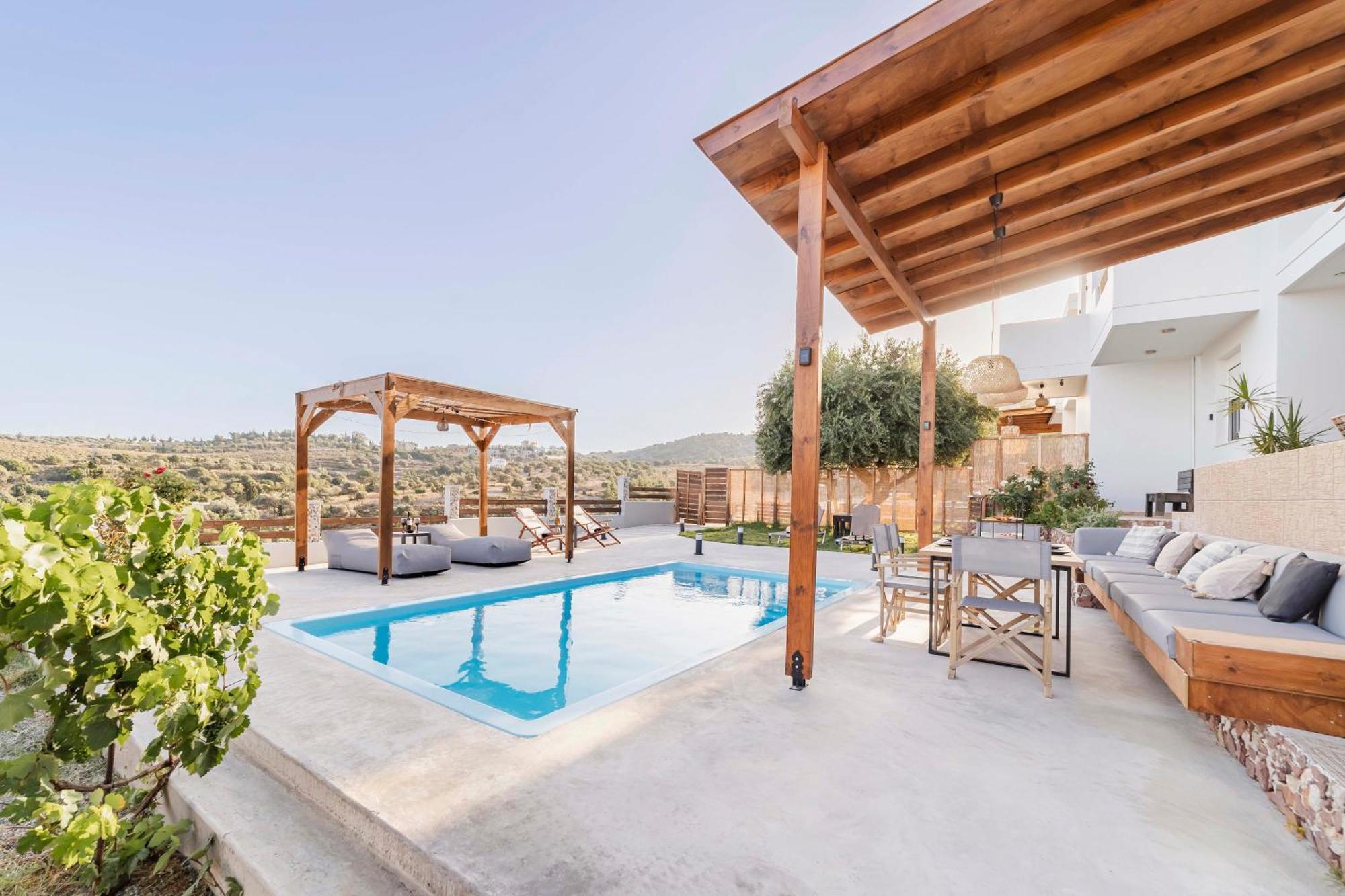 Villa Tranquility Psinthos Exterior photo